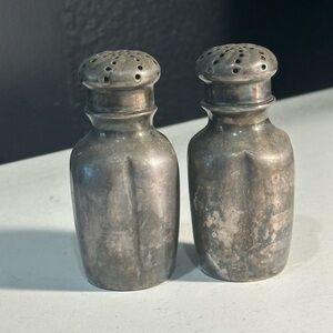 Reed & Barton Silver Salt and Pepper Shakers